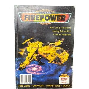 Games Workshop Firepower Issue 2 Magazine Epic 40,000 Rules Vintage 1998 GW Rare